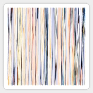 pastel abstract striped pattern Sticker